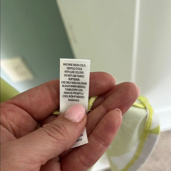 Cuddl Duds Flexwear Hi-Low Hem Tank Maxi Dress - Lime Green Floral - Picture 5 of 5